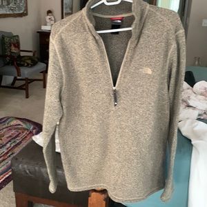 The North Face pullover zipdown jacket